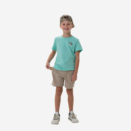 Youth Athletic Shorts | Heather Khaku | Venado Camo Liner