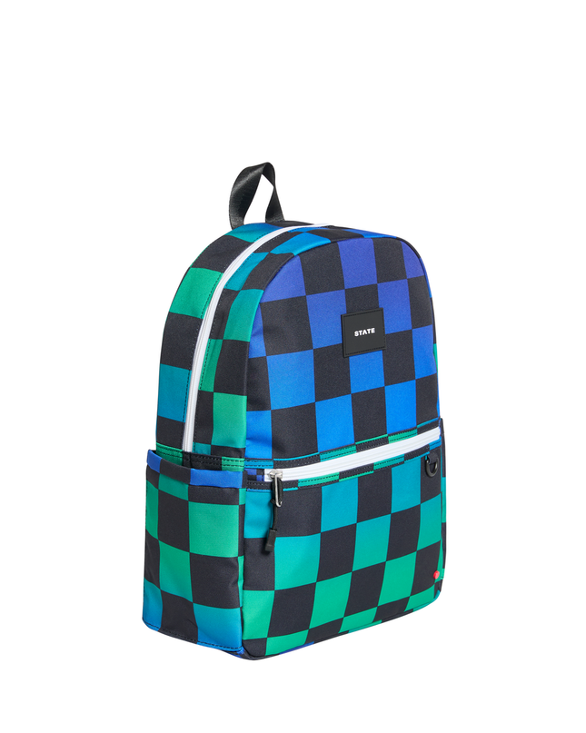 STATE Kane Backpack | Blue Checkerboard