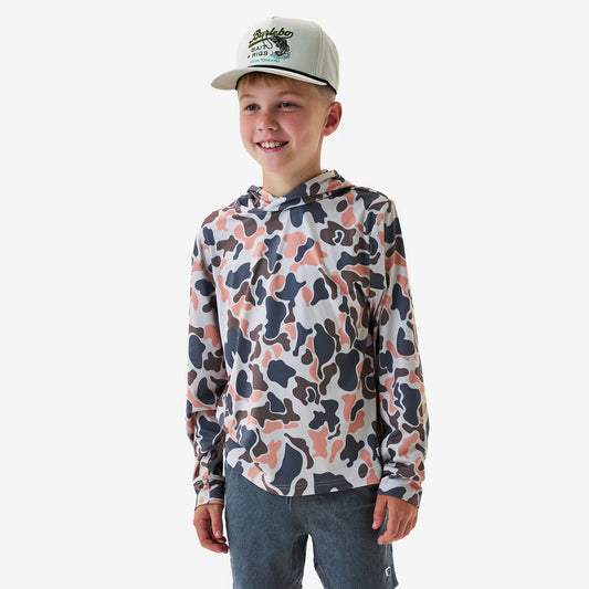 Youth Performance Hoodie | Vintage Camo