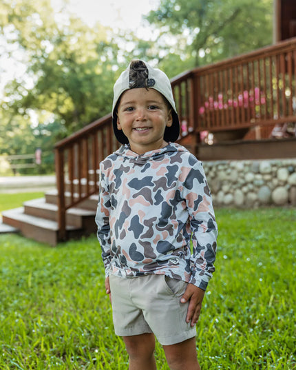 Youth Performance Hoodie | Vintage Camo