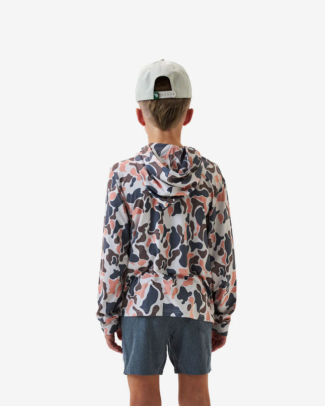 Youth Performance Hoodie | Vintage Camo
