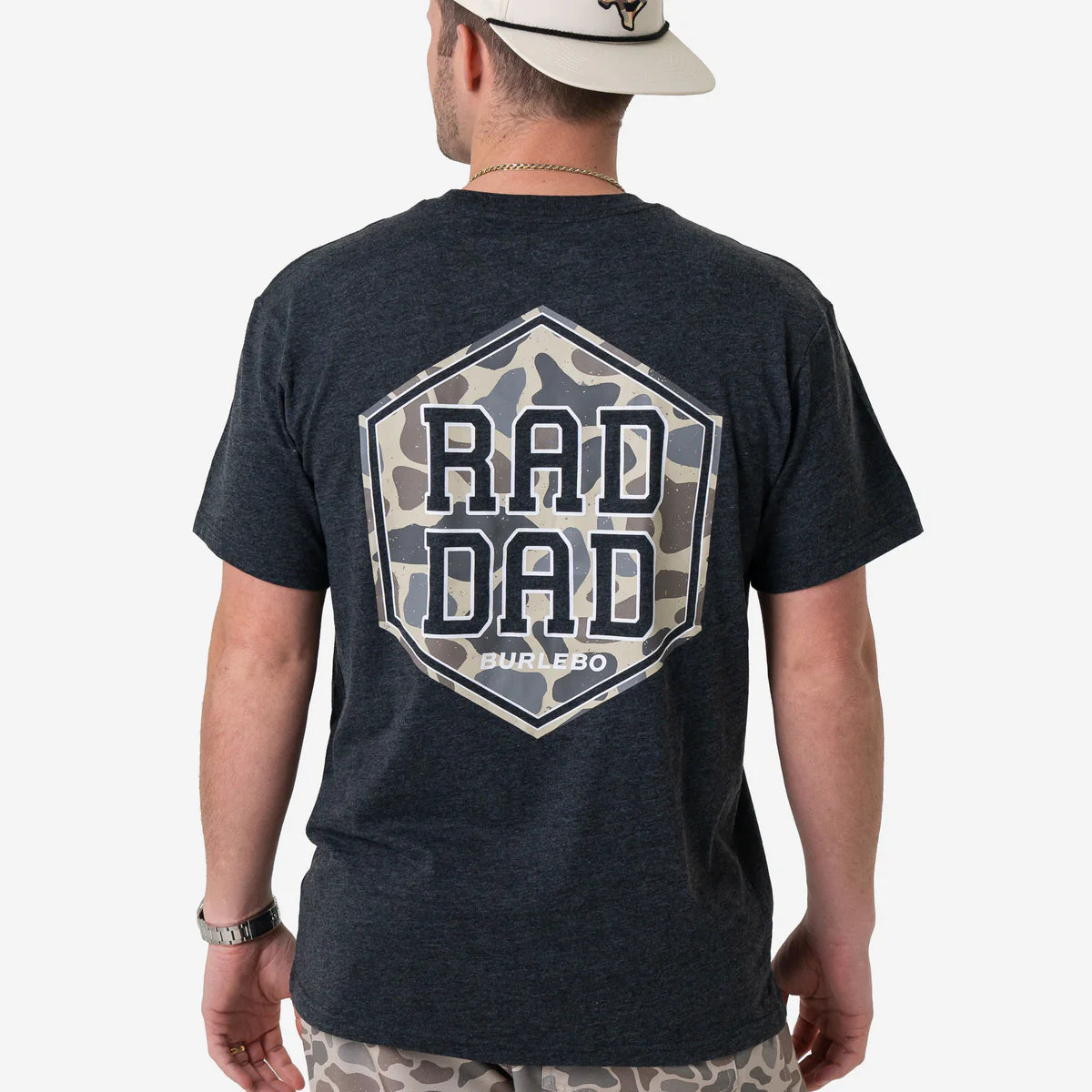 Rad Dad Deer Camo | Heather Black