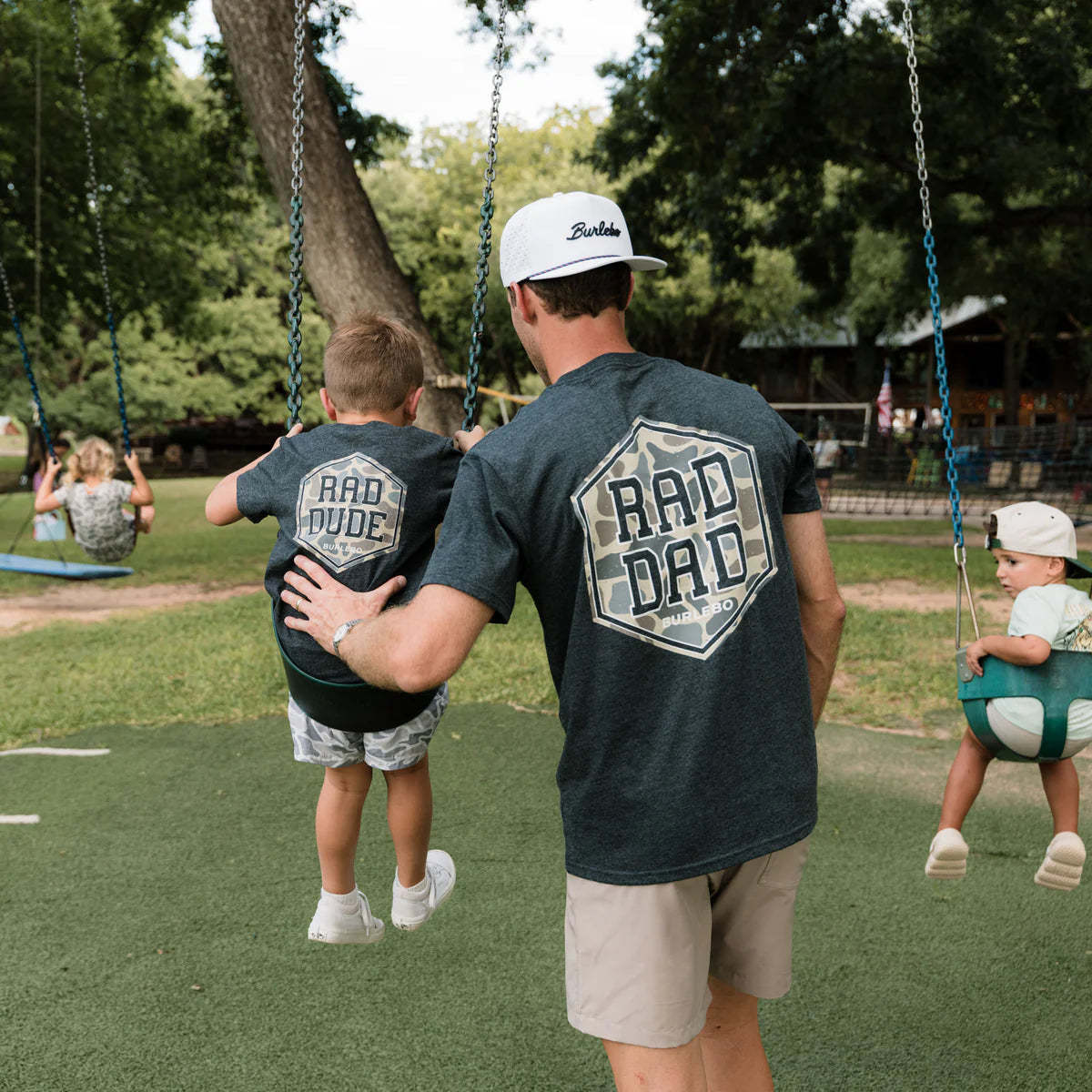 Rad Dad Deer Camo | Heather Black