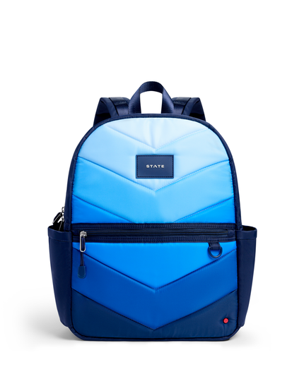 STATE Kane Backpack | Blue Chevron