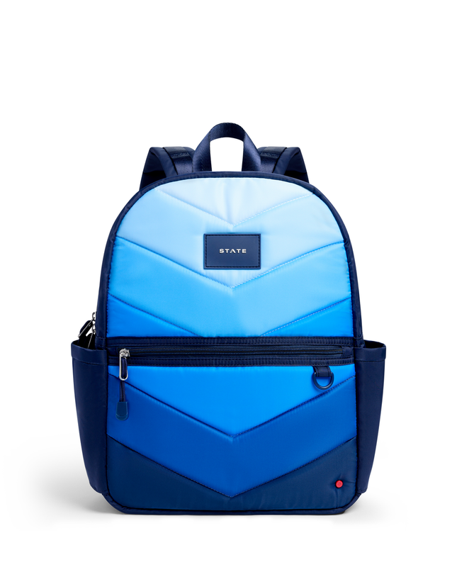 STATE Kane Backpack | Blue Chevron