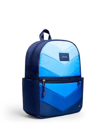 STATE Kane Backpack | Blue Chevron