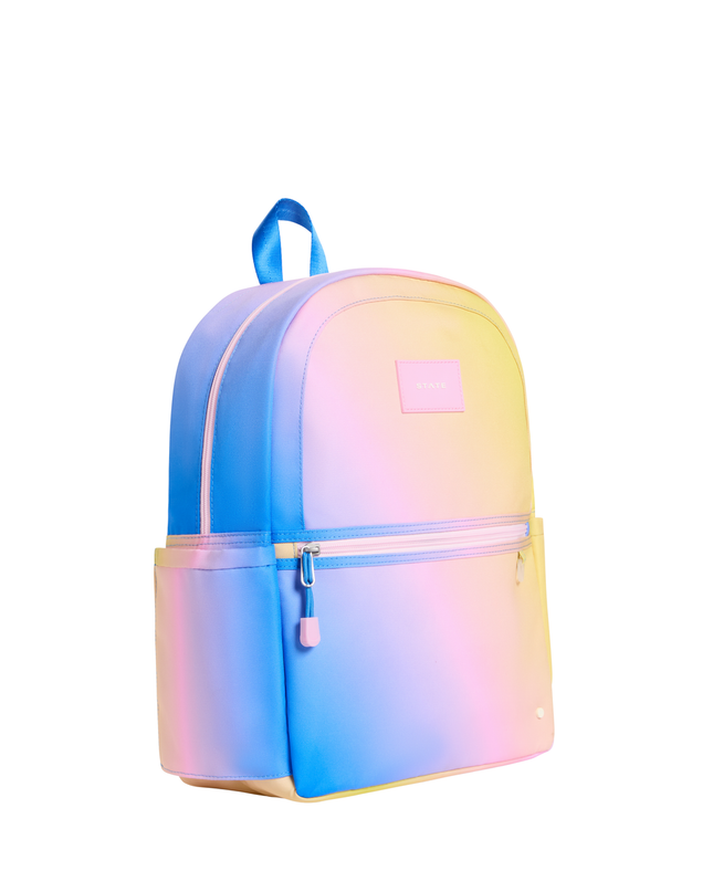 STATE Kane Backpack | Blue Pink Yellow Gradient
