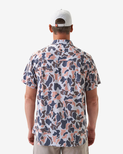Men’s Performance Button Up - Vintage Camo