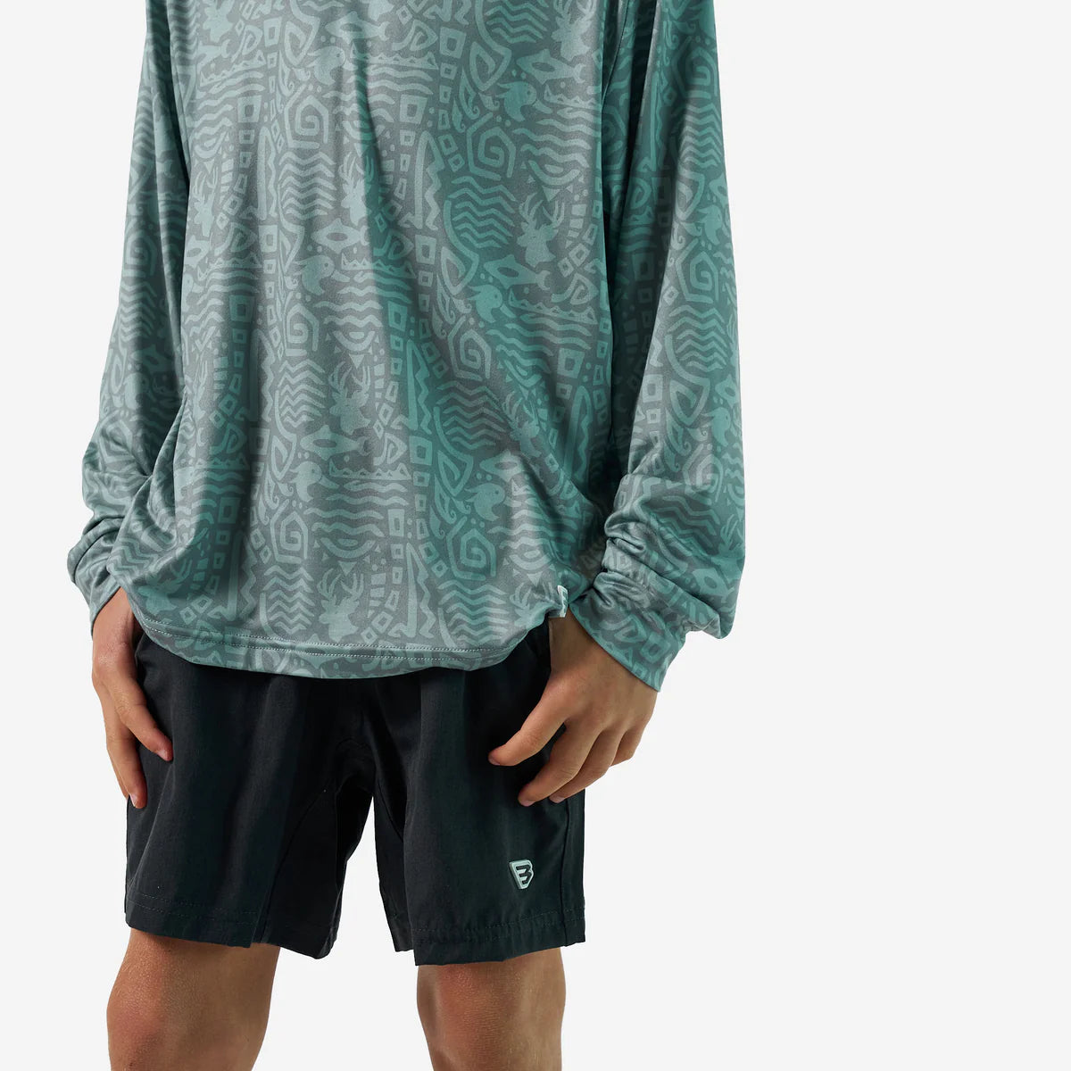 Mayan Youth Performance Hoodie | Sage