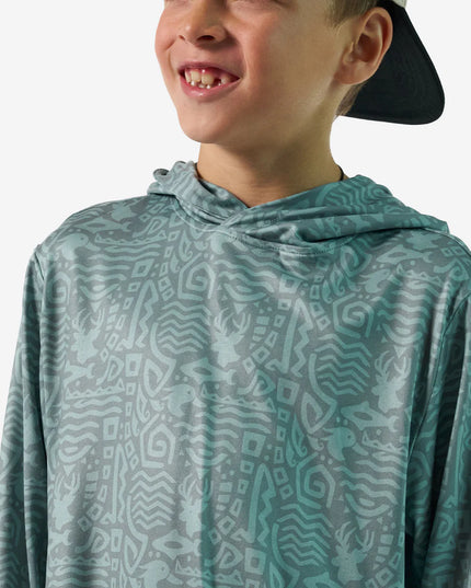 Mayan Youth Performance Hoodie | Sage