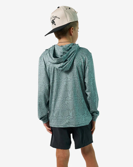 Mayan Youth Performance Hoodie | Sage