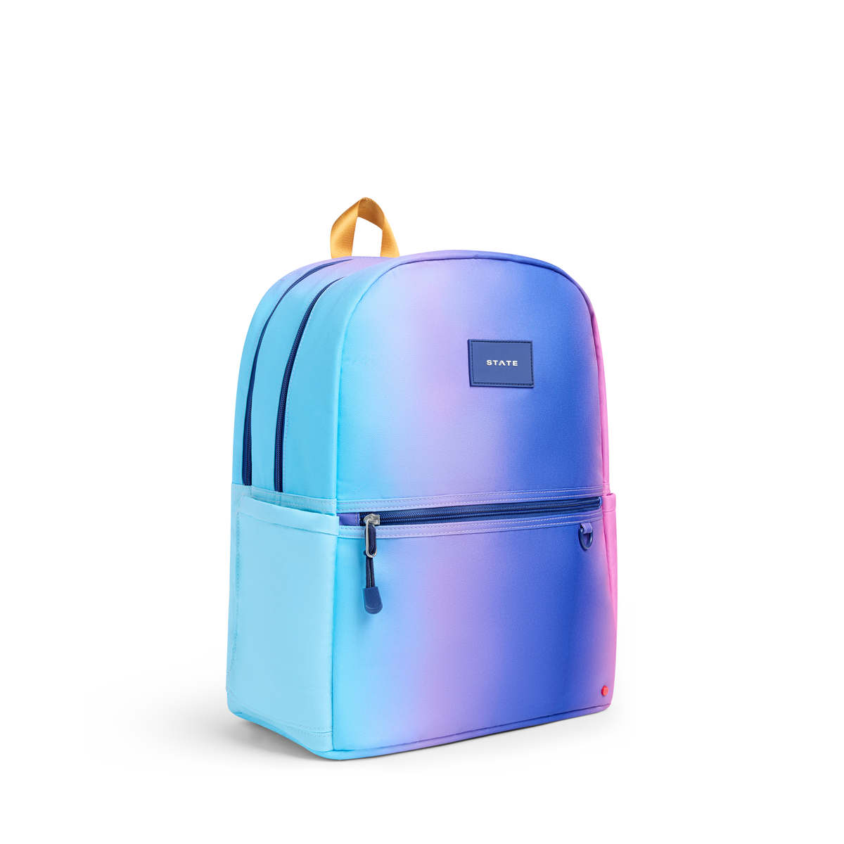 STATE Kane Double Pocket Backpack | Blue Pink Gradient