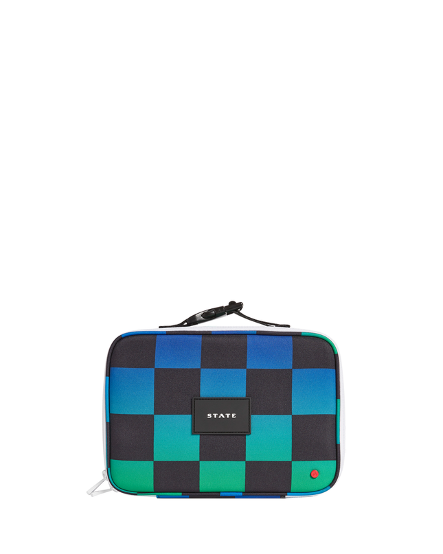 STATE Lunch Box | Blue Checkerboard