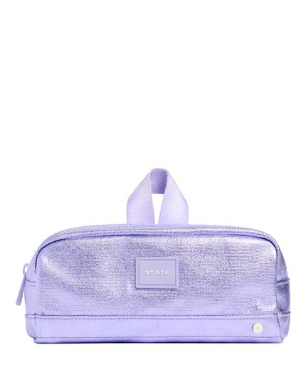STATE Pencil Case | Lilac Metallic