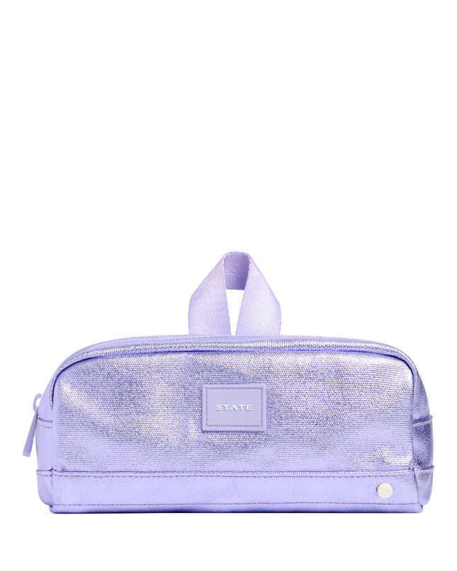 STATE Pencil Case | Lilac Metallic
