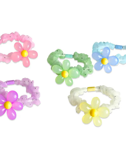Flower Hair Tie Set