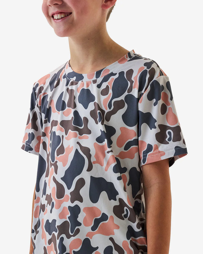 Youth Tee | Dri Fit Go To Tee | Vintage Camo
