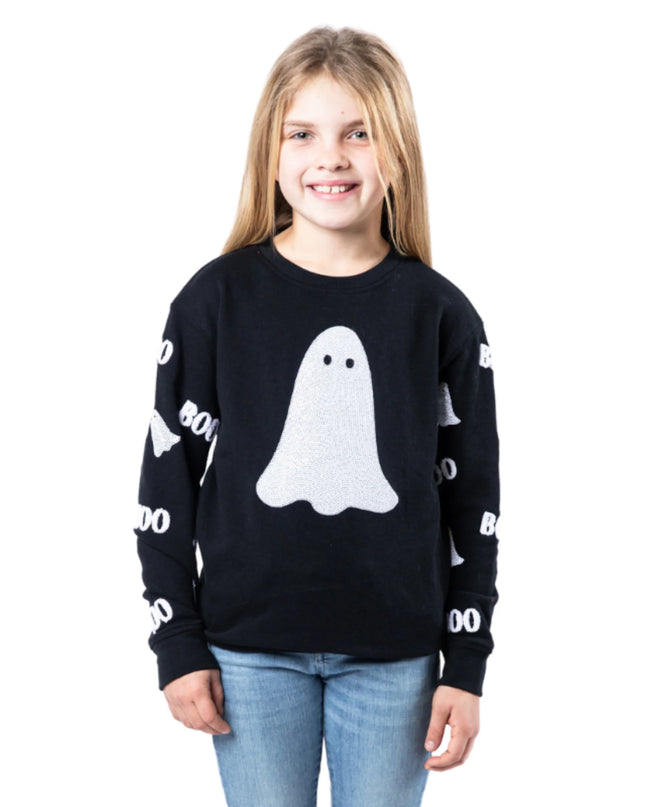 Boo Sequin Sweatshirt
