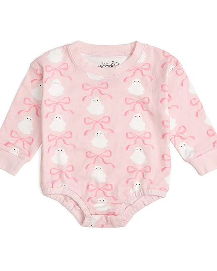 Coquette Ghost Halloween Romper