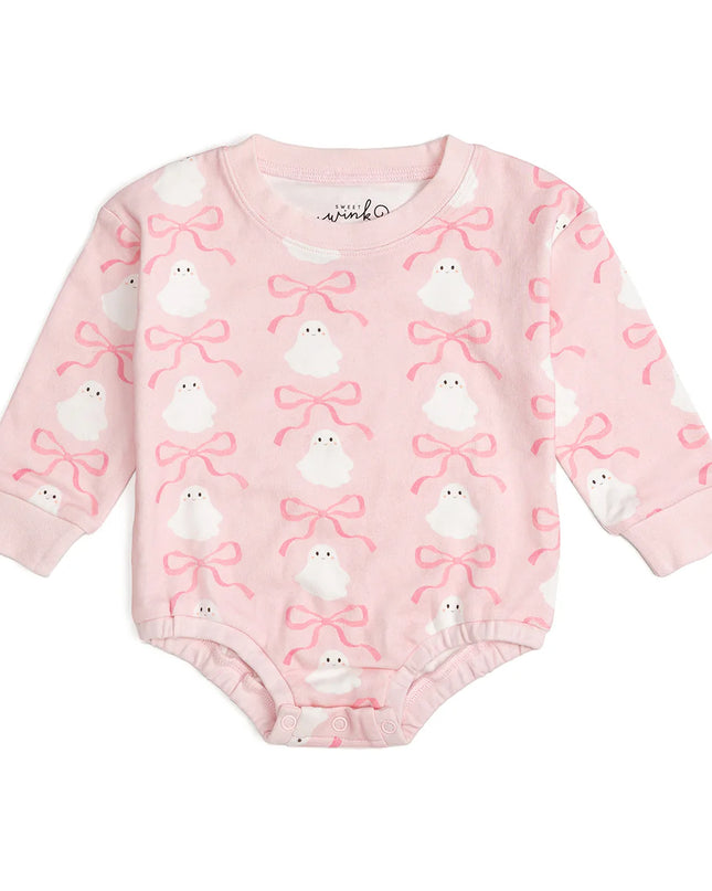 Coquette Ghost Halloween Romper