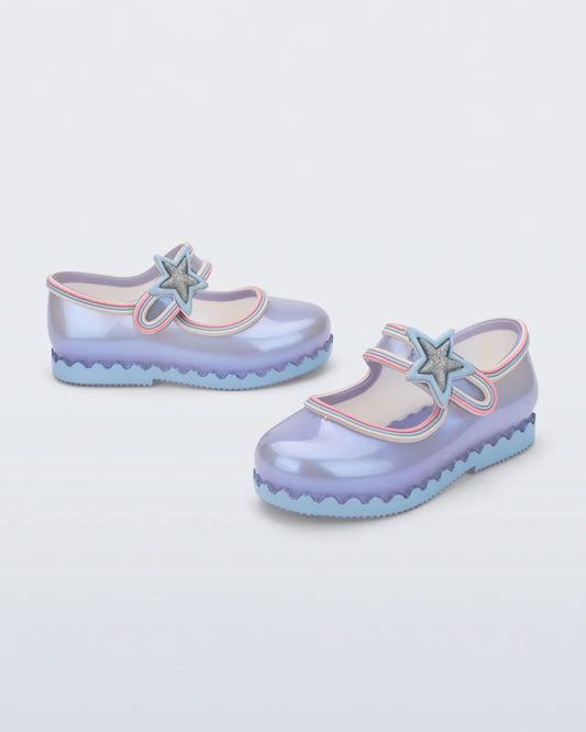 Mini Melissa Hip Ballerina Star | Pearly Blue