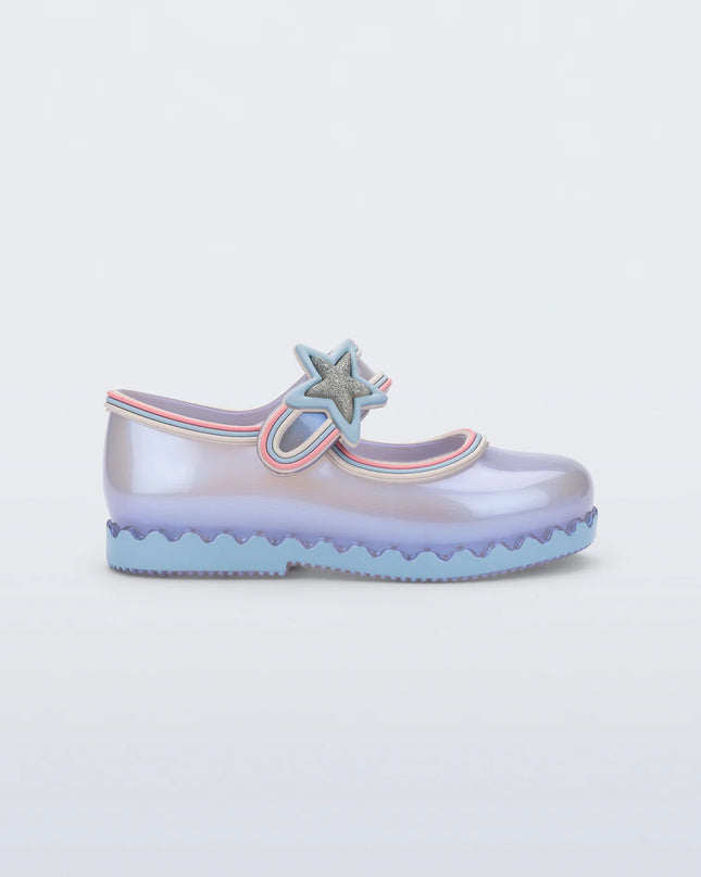 Mini Melissa Hip Ballerina Star | Pearly Blue