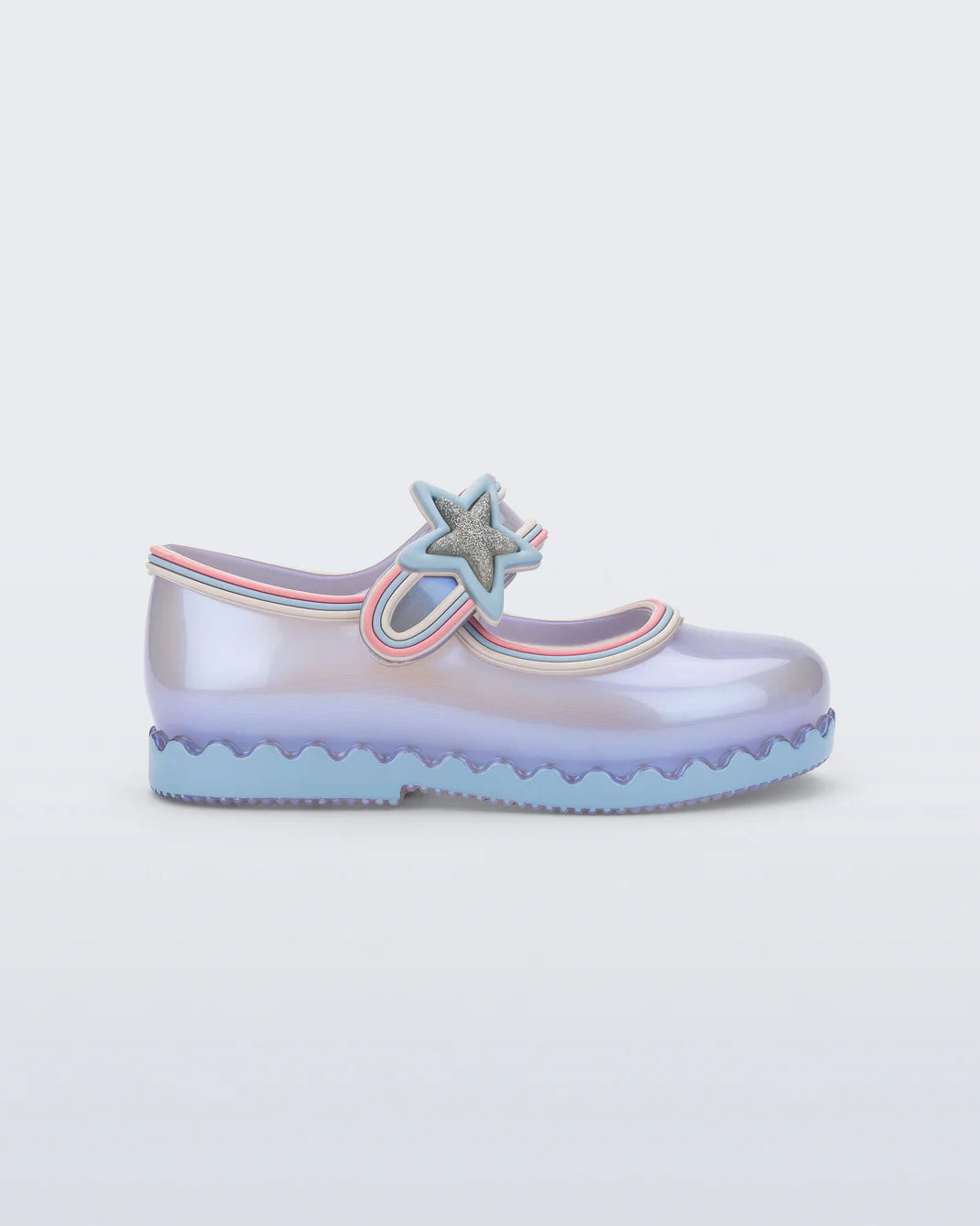 Mini Melissa Hip Ballerina Star | Pearly Blue
