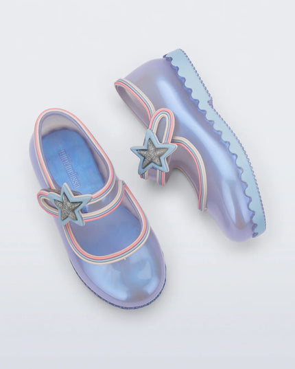 Mini Melissa Hip Ballerina Star | Pearly Blue