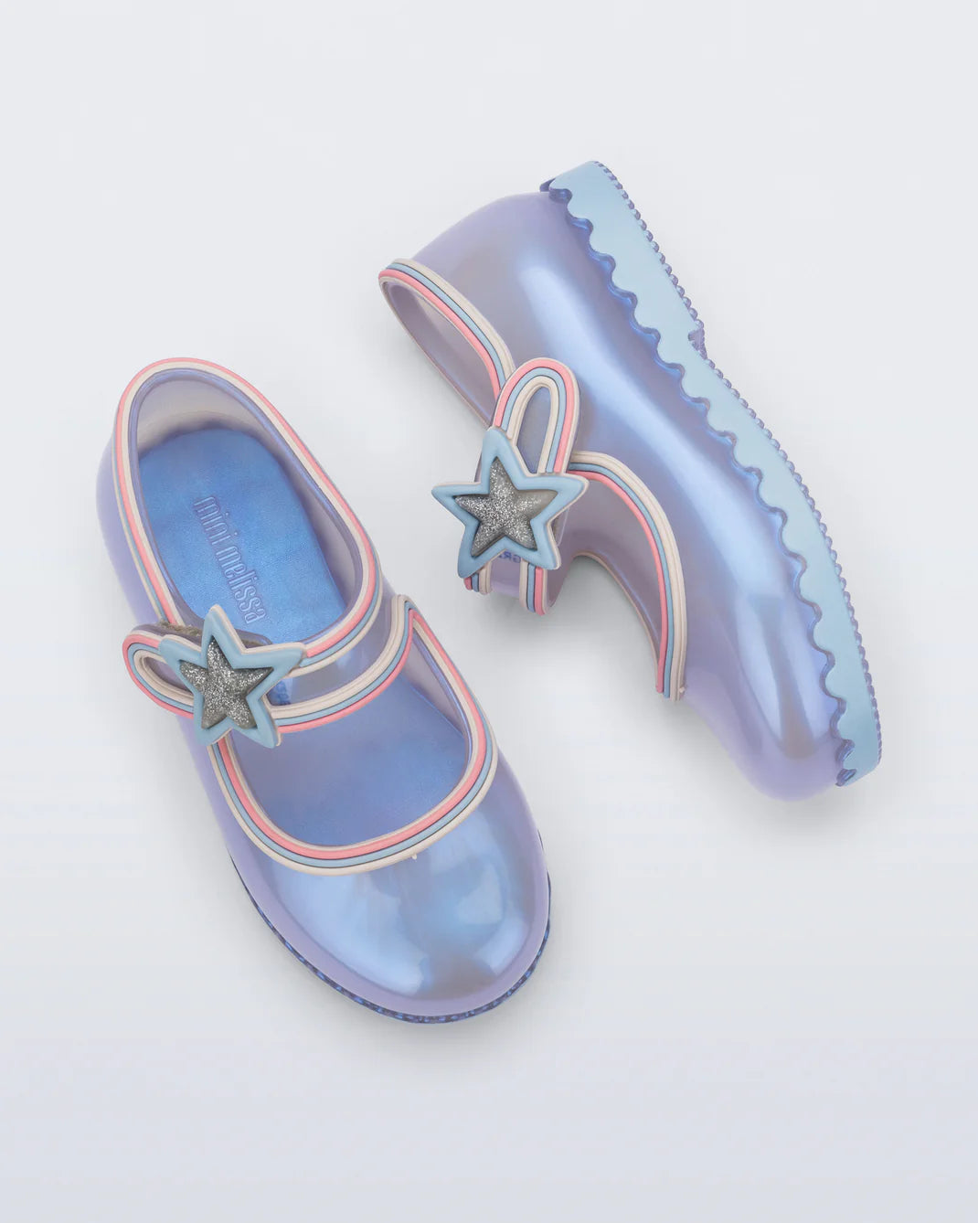 Mini Melissa Hip Ballerina Star | Pearly Blue