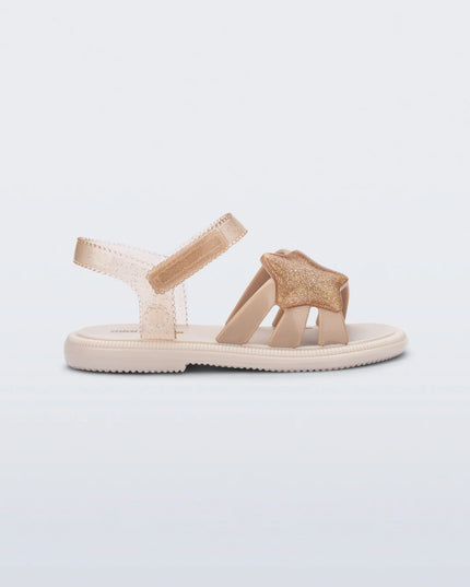 Mini Melissa Hip Sky Baby | Beige Glitter