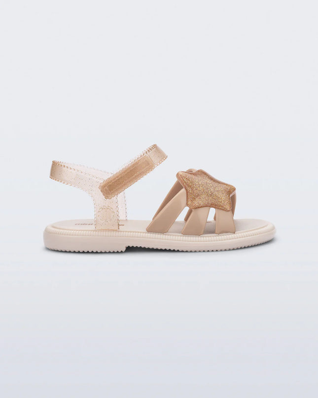 Mini Melissa Hip Sky Baby | Beige Glitter
