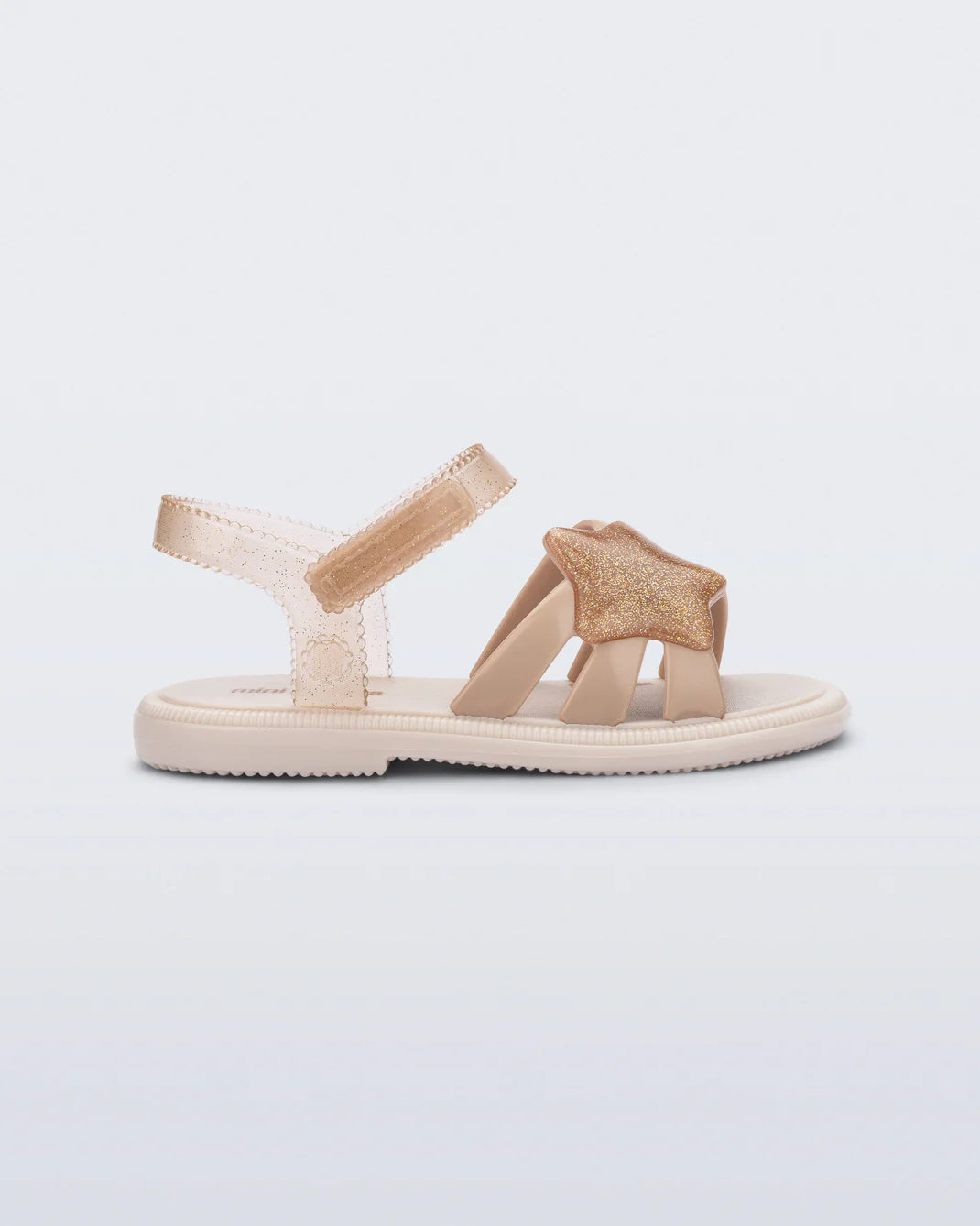 Mini Melissa Hip Sky Baby | Beige Glitter