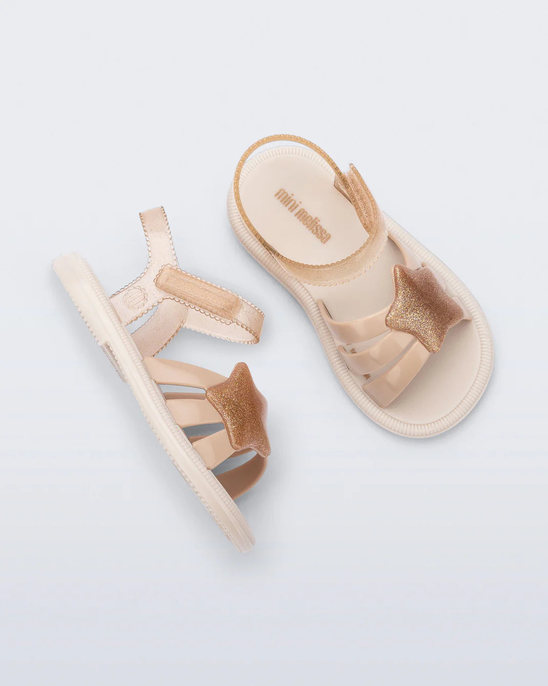 Mini Melissa Hip Sky Baby | Beige Glitter
