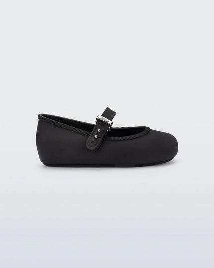Mini Melissa Soft Ballerina Flats | Black