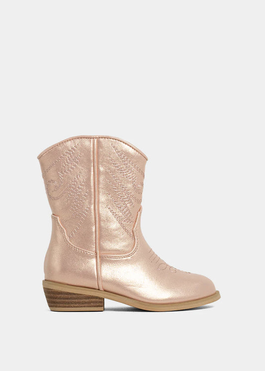 Zahara Mini Boot | Rose Gold