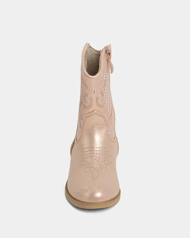 Zahara Mini Boot | Rose Gold