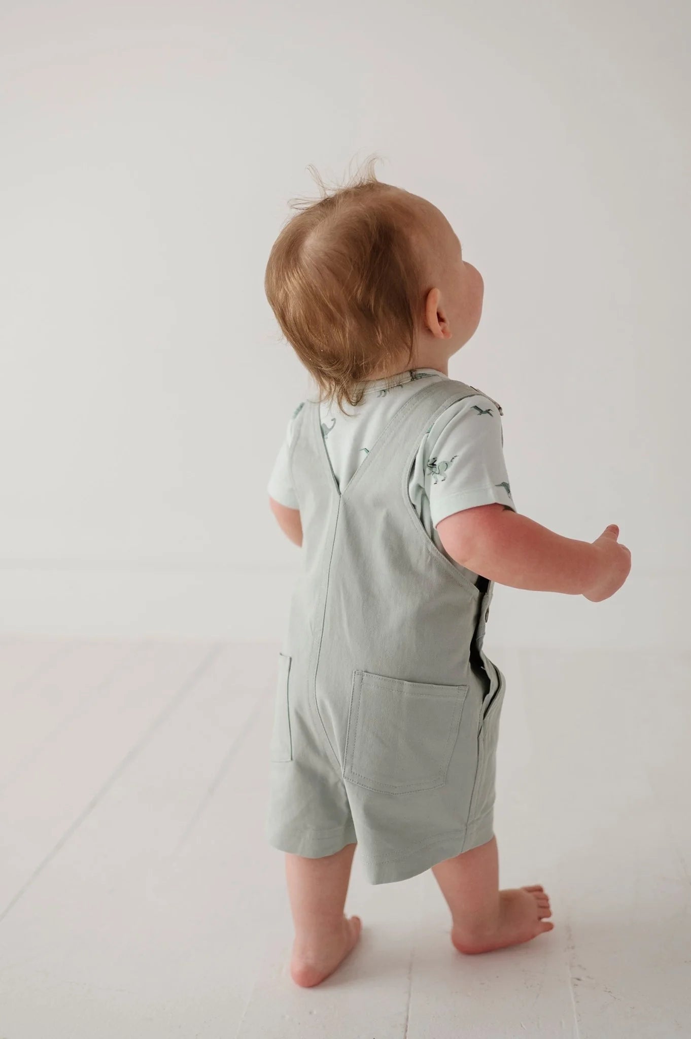 Cotton Overall Set | Dinosaur