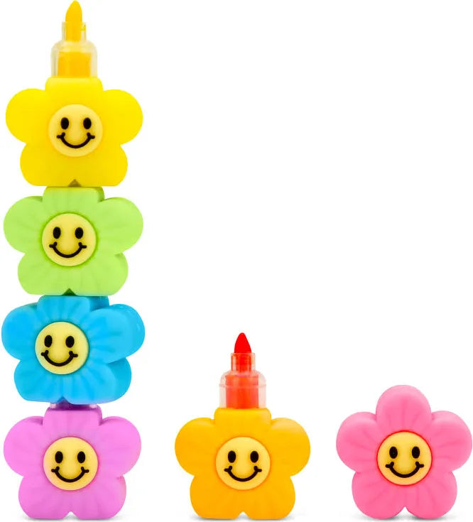 Smile Flower Stackable Markers