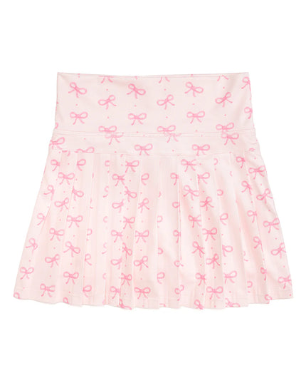 Pink Bow Athletic Skort