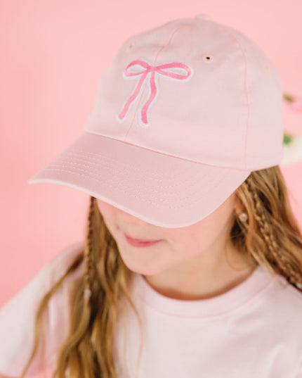 Coquette Bow Embroidered Cap