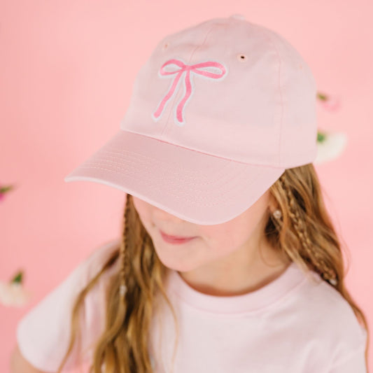 Coquette Bow Embroidered Cap