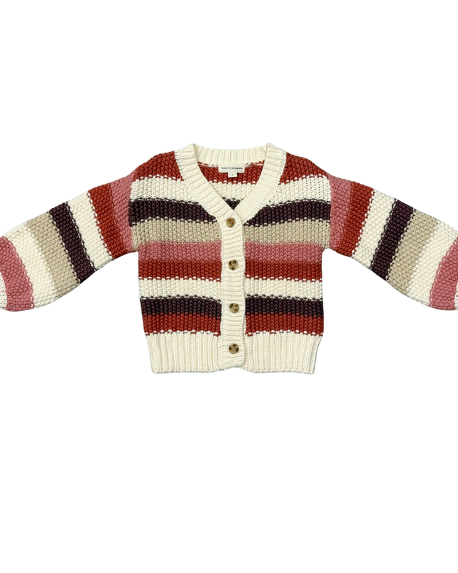 Chunky Knit Cardigan | Multicolor