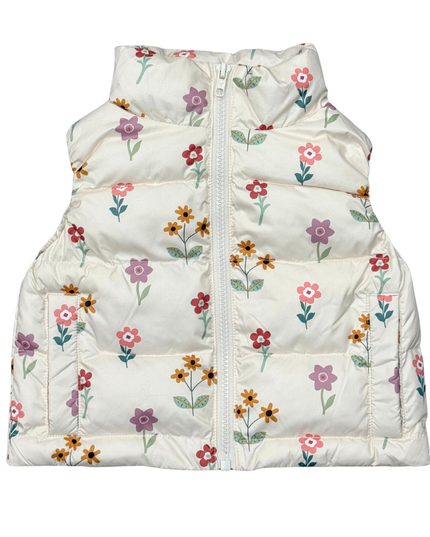 Kid’s Puffer Vest | Meadow Bloom
