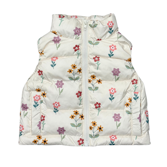 Kid’s Puffer Vest | Meadow Bloom