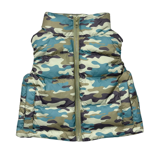 Kid’s Puffer Vest | Camouflage