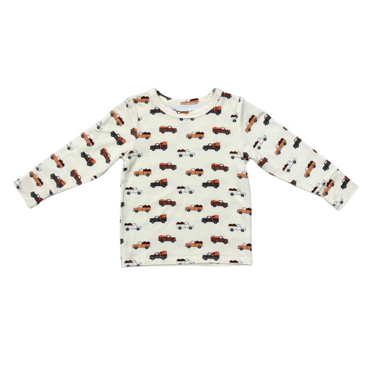 Long Sleeve Tee | Pumpkin Trucks