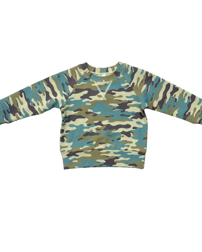 Raglan Sweatshirt | Camouflage
