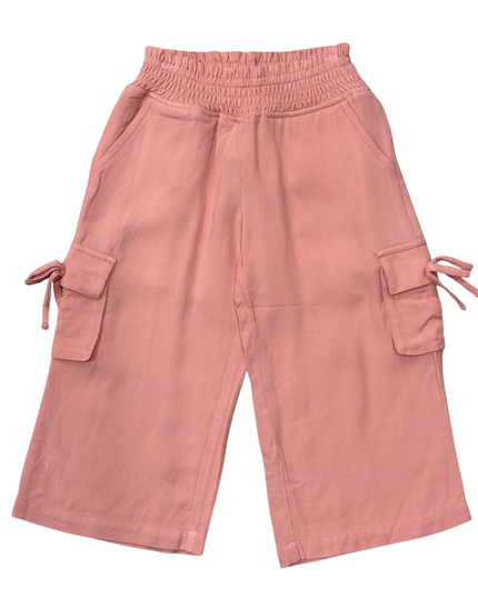 Wide Leg Cargo Pant | Mellow Rose
