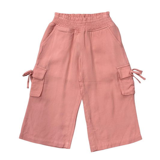 Wide Leg Cargo Pant | Mellow Rose