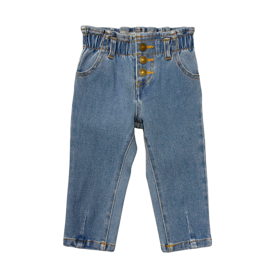 Paperbag Denim Pants